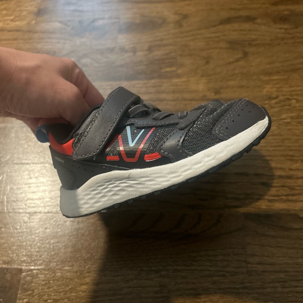 New Balance Kids' Sneakers in Gray and Red